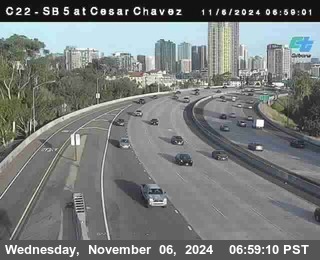 SB 5 at Cesar E Chaves Prkwy