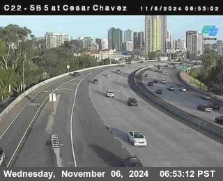 SB 5 at Cesar E Chaves Prkwy