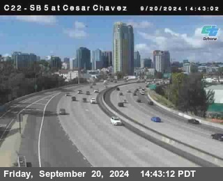 SB 5 at Cesar E Chaves Prkwy