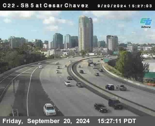 SB 5 at Cesar E Chaves Prkwy