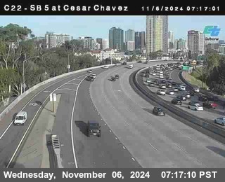 SB 5 at Cesar E Chaves Prkwy