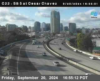 SB 5 at Cesar E Chaves Prkwy