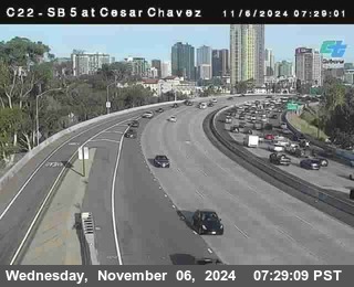 SB 5 at Cesar E Chaves Prkwy