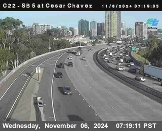 SB 5 at Cesar E Chaves Prkwy