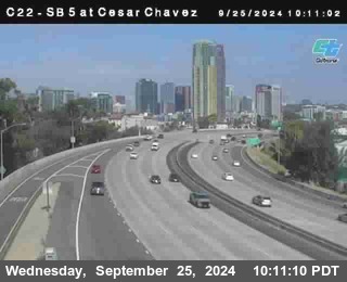 SB 5 at Cesar E Chaves Prkwy