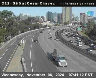 SB 5 at Cesar E Chaves Prkwy