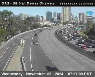 SB 5 at Cesar E Chaves Prkwy