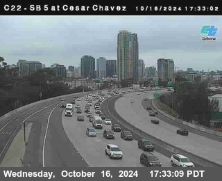 SB 5 at Cesar E Chaves Prkwy