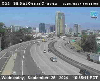 SB 5 at Cesar E Chaves Prkwy