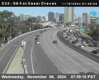 SB 5 at Cesar E Chaves Prkwy