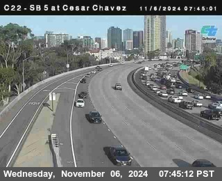 SB 5 at Cesar E Chaves Prkwy