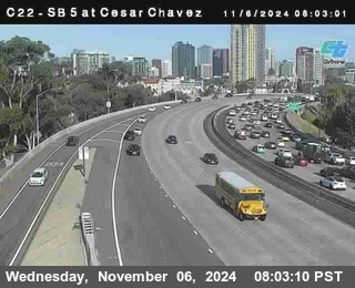 SB 5 at Cesar E Chaves Prkwy