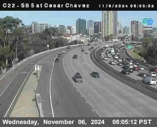 SB 5 at Cesar E Chaves Prkwy