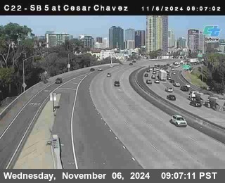 SB 5 at Cesar E Chaves Prkwy