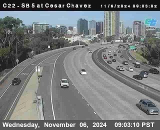 SB 5 at Cesar E Chaves Prkwy