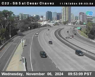 SB 5 at Cesar E Chaves Prkwy