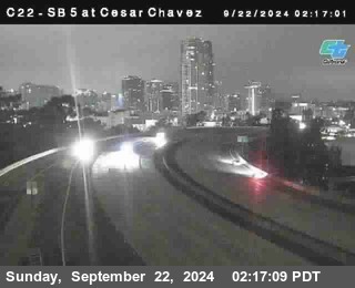 SB 5 at Cesar E Chaves Prkwy