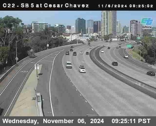 SB 5 at Cesar E Chaves Prkwy