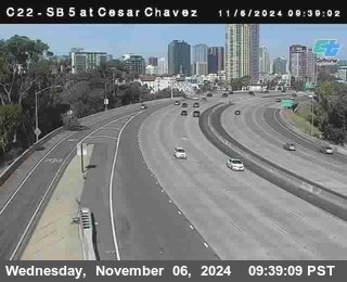 SB 5 at Cesar E Chaves Prkwy