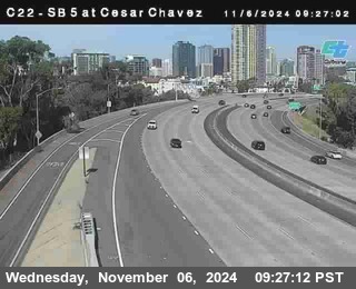 SB 5 at Cesar E Chaves Prkwy