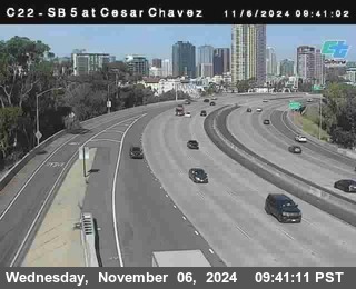 SB 5 at Cesar E Chaves Prkwy