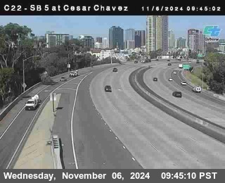 SB 5 at Cesar E Chaves Prkwy