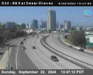 SB 5 at Cesar E Chaves Prkwy