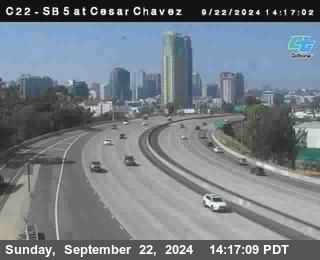 SB 5 at Cesar E Chaves Prkwy