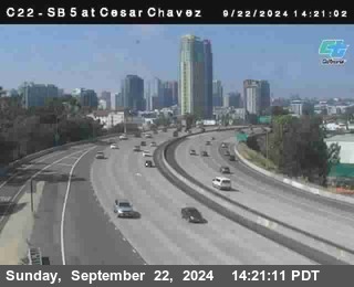 SB 5 at Cesar E Chaves Prkwy