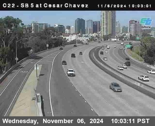 SB 5 at Cesar E Chaves Prkwy