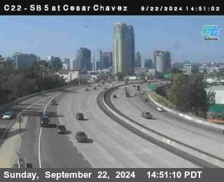 SB 5 at Cesar E Chaves Prkwy