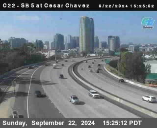 SB 5 at Cesar E Chaves Prkwy