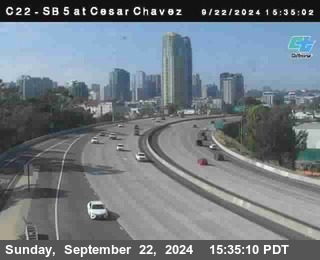 SB 5 at Cesar E Chaves Prkwy