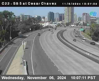 SB 5 at Cesar E Chaves Prkwy