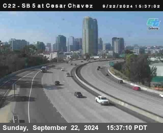 SB 5 at Cesar E Chaves Prkwy