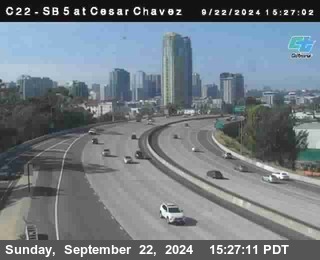 SB 5 at Cesar E Chaves Prkwy