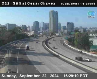 SB 5 at Cesar E Chaves Prkwy