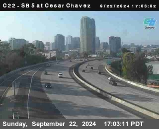 SB 5 at Cesar E Chaves Prkwy