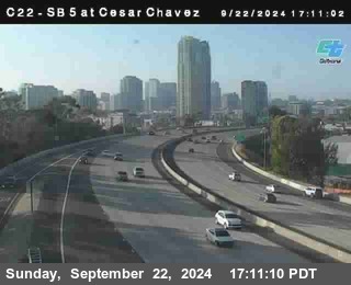 SB 5 at Cesar E Chaves Prkwy