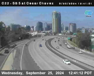 SB 5 at Cesar E Chaves Prkwy