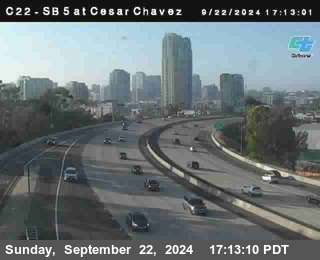 SB 5 at Cesar E Chaves Prkwy