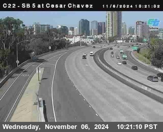 SB 5 at Cesar E Chaves Prkwy