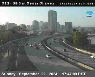 SB 5 at Cesar E Chaves Prkwy