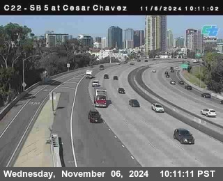 SB 5 at Cesar E Chaves Prkwy