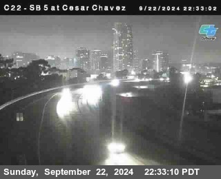 SB 5 at Cesar E Chaves Prkwy