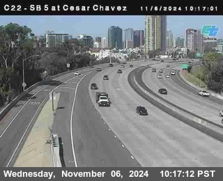 SB 5 at Cesar E Chaves Prkwy