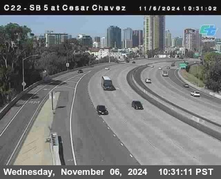 SB 5 at Cesar E Chaves Prkwy