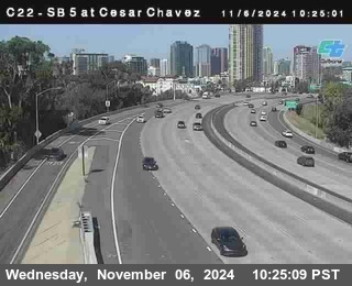 SB 5 at Cesar E Chaves Prkwy