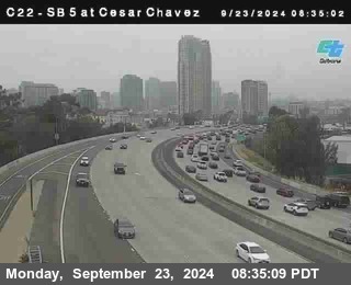 SB 5 at Cesar E Chaves Prkwy