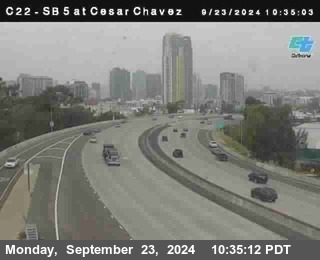 SB 5 at Cesar E Chaves Prkwy